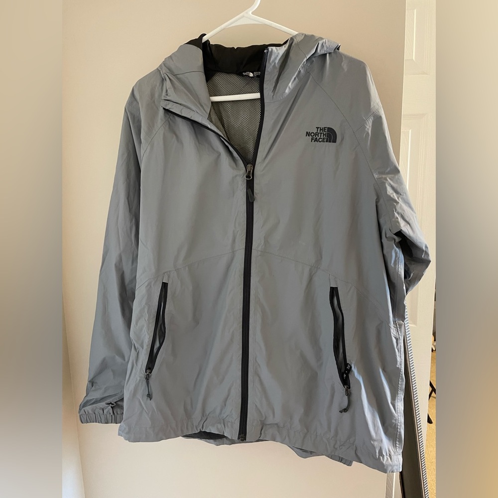 Large north face rain jacket
